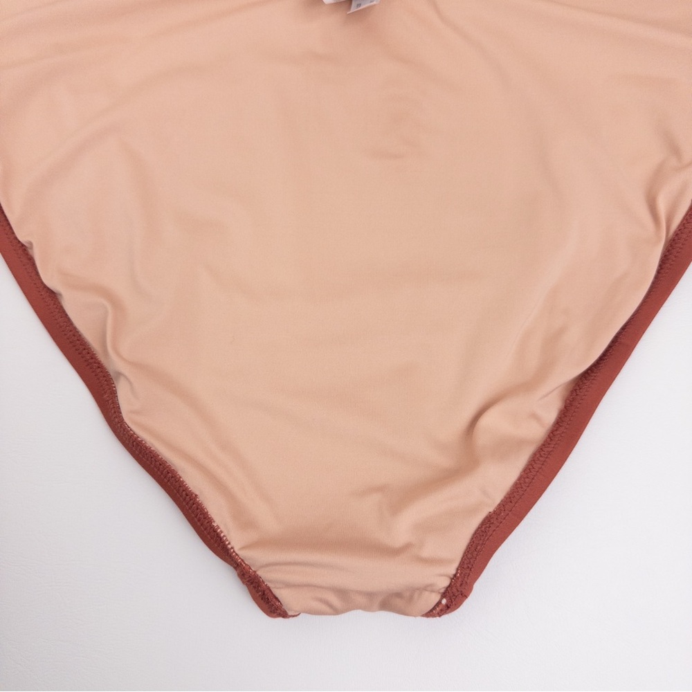 Madewell Rust One-Piece Swimsuit - Picture 9 of 12